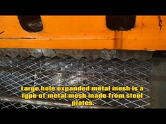 Çatı platformu için elmas şeklinde gerilmiş genişletilmiş metal örgü