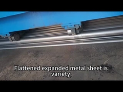 Düzleştirilmiş genişletilmiş metal tabakası