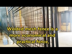 PVC kaplı siyah renkli tel örgü çit