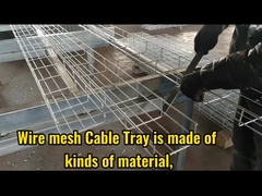 Stainless Steel Flat Welding Wire mesh Cable Tray