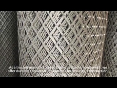 Plastic Sprayed Expanded Metal Mesh For Protection