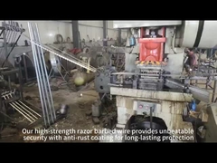 Koruma için Galvanize Concertina Telaş Tel