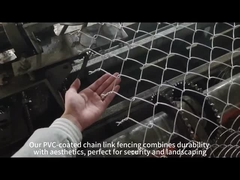 PVC Coated Chain Link Mesh Fabric For Protection