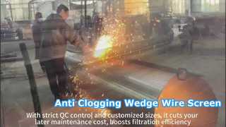 304 Polished Stainless Steel Wedge Wire Screen For Filtration & Industrial Separation