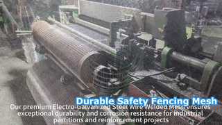 Hot-dip Galvanized Low Carbon Steel Wire Welded Mesh For Safety Fencing & Construction