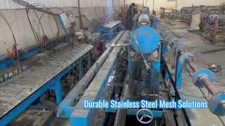 The production process of wire mesh