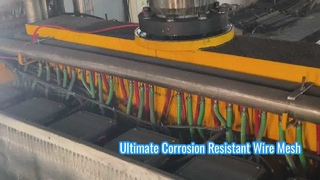 Steel gratings are being manufactured in the factory workshop.